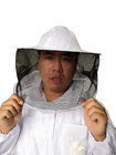 Vestiario di protezione di apicoltura del xxl di Terylene e del cotone con il velo rotondo