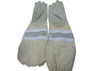 La manica +Half del panno di #10white ha arieggiato i guanti con il guanto spesso della pelle di pecora del protettore del polso