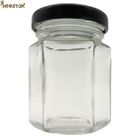 vetro prismatico Honey Jar di esagono della radura della bottiglia 45ml 65ml 85ml di 35ml Muti