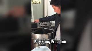 Estrattore in acciaio inossidabile per l'estrazione del miele senza sforzo