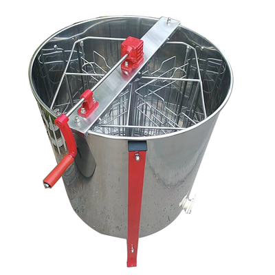 comprare Extractore manuale di miele in acciaio inossidabile a 4 cornici con cesti interni fabbricazione online