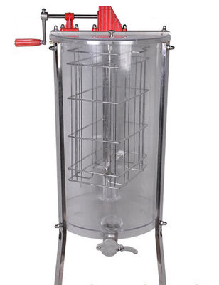 comprare Un acciaio inossidabile Honey Extractor Beekeeping Equipment manuale trasparente di 2 strutture fabbricazione online