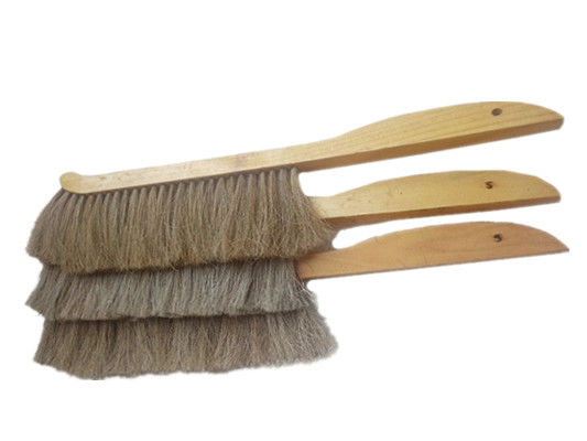 comprare Vendita a caldo doppia fila spazzola da abete di pelo di cavallo Maniglia di legno per apicoltori fabbricazione online