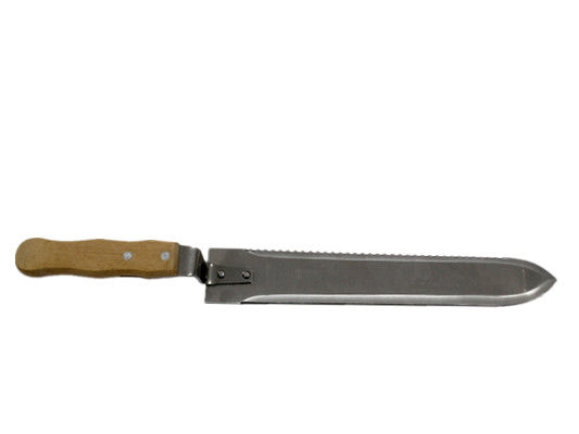 comprare acciaio inossidabile durevole Honey Uncapping Knife With Curved e lato diritto di 40cm fabbricazione online