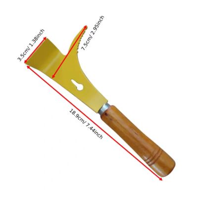 comprare BEESTAR Scraper alveare in acciaio inossidabile con manico di legno - 189mm Lunghezza 35mm Larghezza 98g Peso Strumento alveare multifunzionale per l'apicoltura fabbricazione online