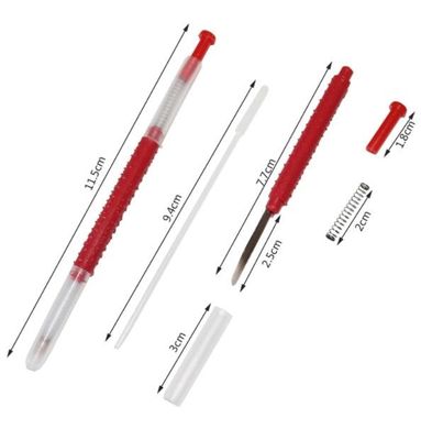 comprare Innesto della regina di apicoltura dello strumento che eleva lo strumento di trasferimento delle larve di colore rosso fabbricazione online