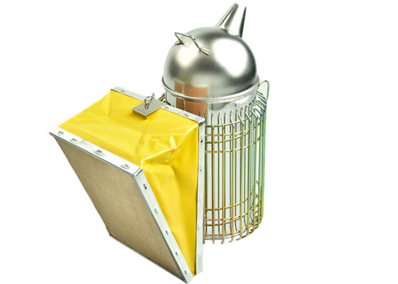 comprare Materiale europeo giallo dell'acciaio inossidabile del fumatore dell'alveare di stile per gli apicoltori fabbricazione online