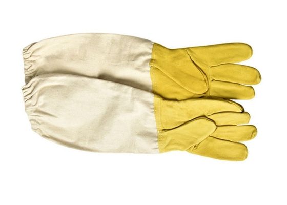comprare Guanti protettivi di apicoltura della pelle di pecora molle e comoda contro le api fabbricazione online