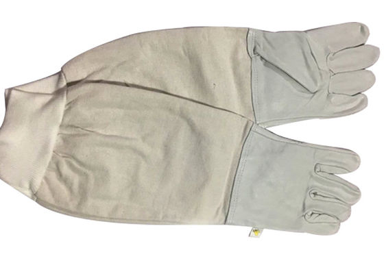 comprare Guanti comodi di apicoltura della tela con il polsino elastico lungo da evitare che slittano fabbricazione online