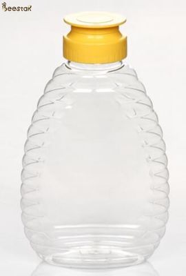 comprare Bottiglie di plastica speciali all'ingrosso di prezzo franco fabbrica 375ml Honey Jar And Spoon Plastic per miele fabbricazione online