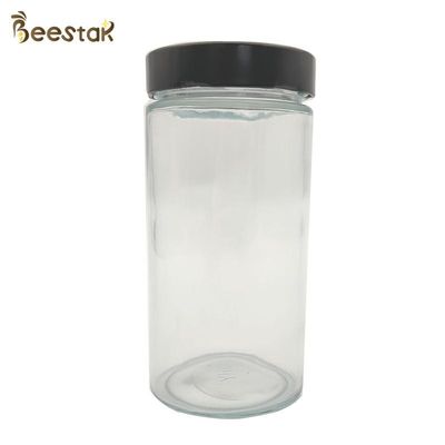 comprare Contenitori vuoti di vetro di 1000ML Honey Jars Transparent Glass Honey fabbricazione online