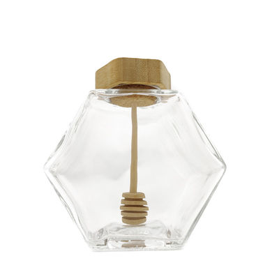 comprare 100ML esagono trasparente Honey Jars Jam Sauce Hex Honey Jars fabbricazione online