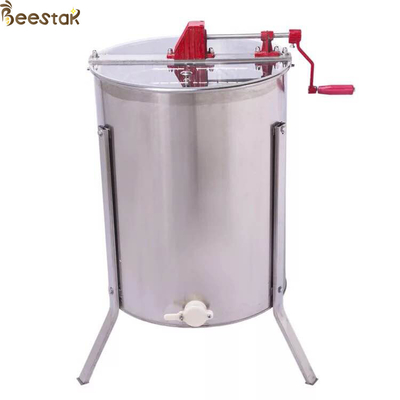 4 acciaio inossidabile Honey Extractor With Metal Stand, portone e manuale di pagina 201 del coperchio