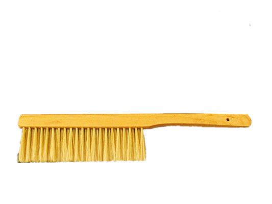 Best-seller spazzola d'api a doppia fila con maniglia di legno Strumenti di apicoltura per capelli di plastica