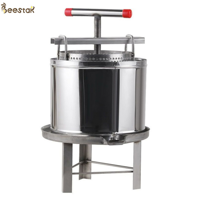 Pressa di cera in acciaio inossidabile con serbatoio resistente agli spruzzi per macchine apicole con funzione di riscaldamento