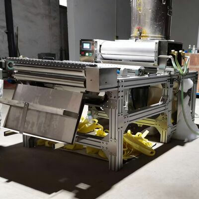 Macchina automatica completa a 3 pezzi per cera d'api per fogli cerei a misura regolabile nell'apicoltura