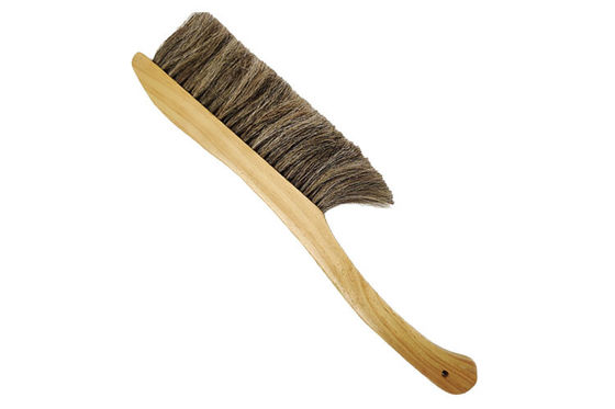 Spazzola per api a tre file Spazzola per capelli da cavallo Spazzola per api Maniglia di legno di apicoltura Spazzola per apicoltura