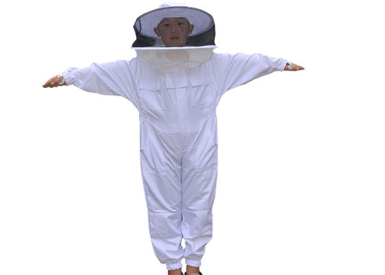 Il vestito della protezione dell'ape del miele di Terylene scherza il vestiario di protezione di apicoltura con il velo rotondo