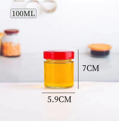 Tipo di vetro all'ingrosso C 100ml della fabbrica 750ml ad alimento vuoto Honey Jars With Lid