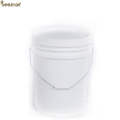 Serbatoio di miele di plastica giallo bianco con porta per lo stoccaggio del miele