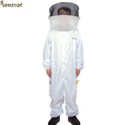 S-XXL ha arieggiato il rivestimento dell'ape con il vestito rotondo del cotone del custode dell'ape del vestito di apicoltura di velo