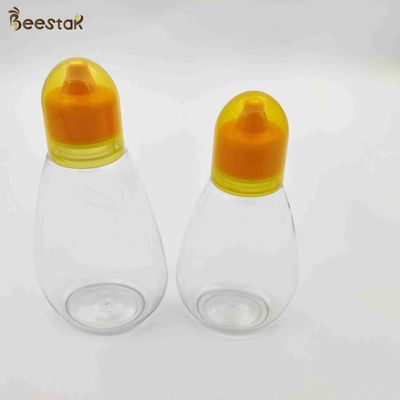 250ml 350ml 500ml Honey Jar And Spoon Plastic Honey Bottles vuoto per stoccaggio del miele