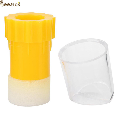 Attrezzatura Mark Queen Bee Cage giallo di apicoltura della bottiglia dell'indicatore della regina