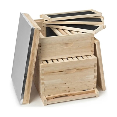 Attrezzatura di legno non montata di apicoltura di Langstroth Honey Bee Hive Box Kit